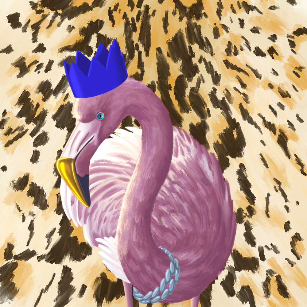 ReallyRichFlamingo #350 NFT on Algorand