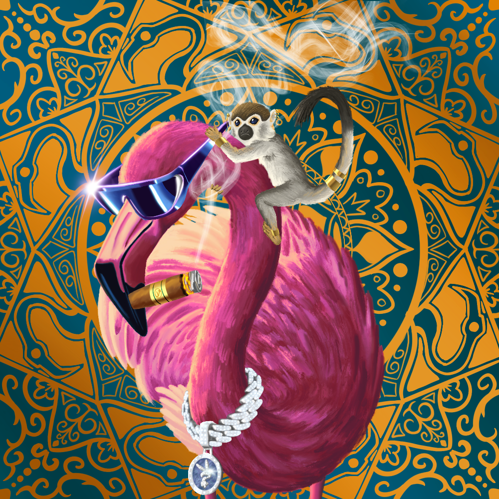 ReallyRichFlamingo #355 NFT on Algorand