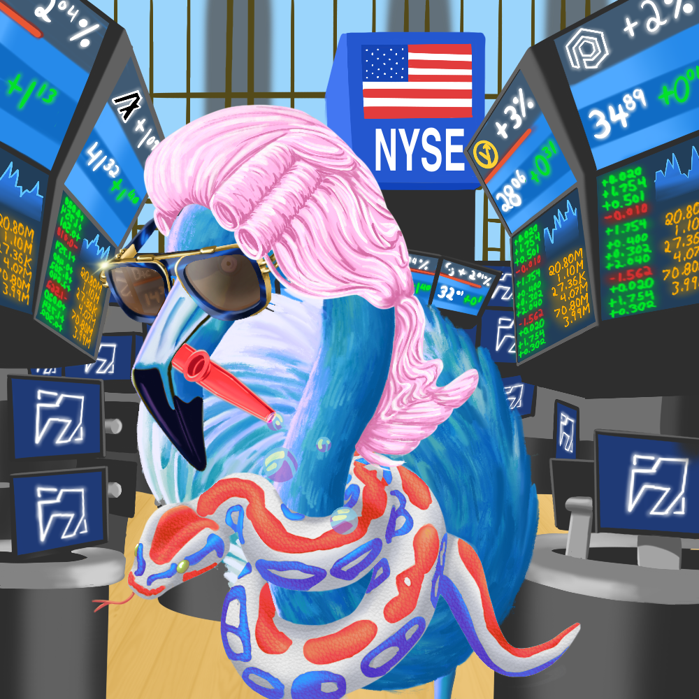 ReallyRichFlamingo #381 NFT on Algorand