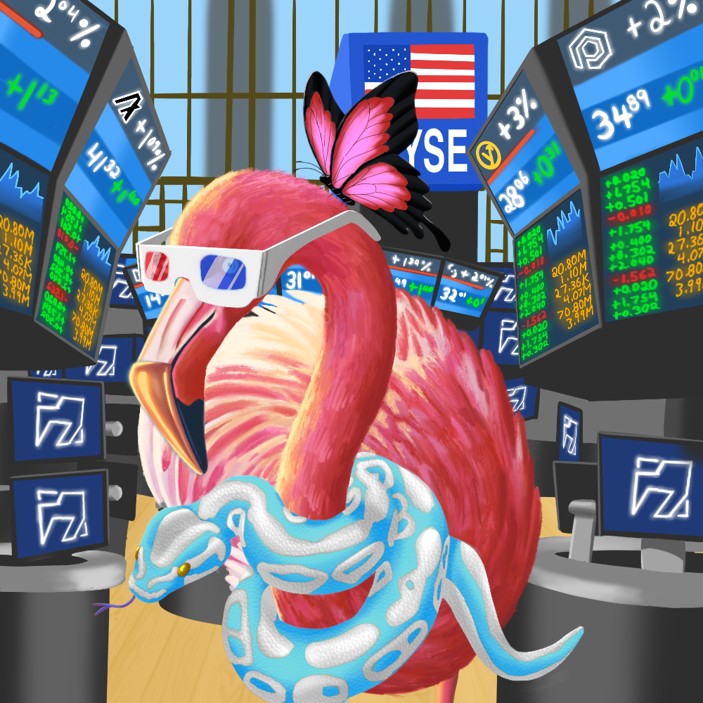 ReallyRichFlamingo #397 NFT on Algorand