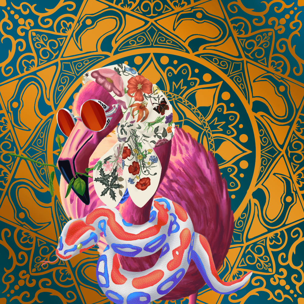 ReallyRichFlamingo #443 NFT on Algorand