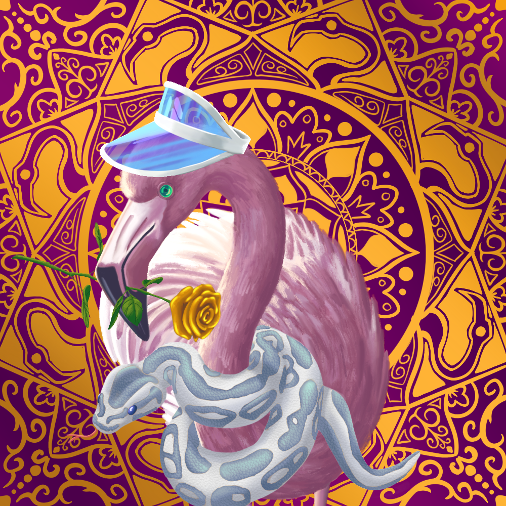 ReallyRichFlamingo #453 NFT on Algorand