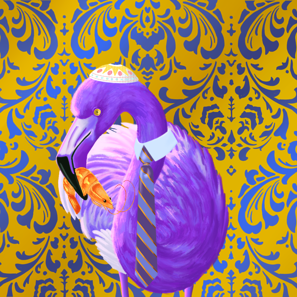 ReallyRichFlamingo #487 NFT on Algorand