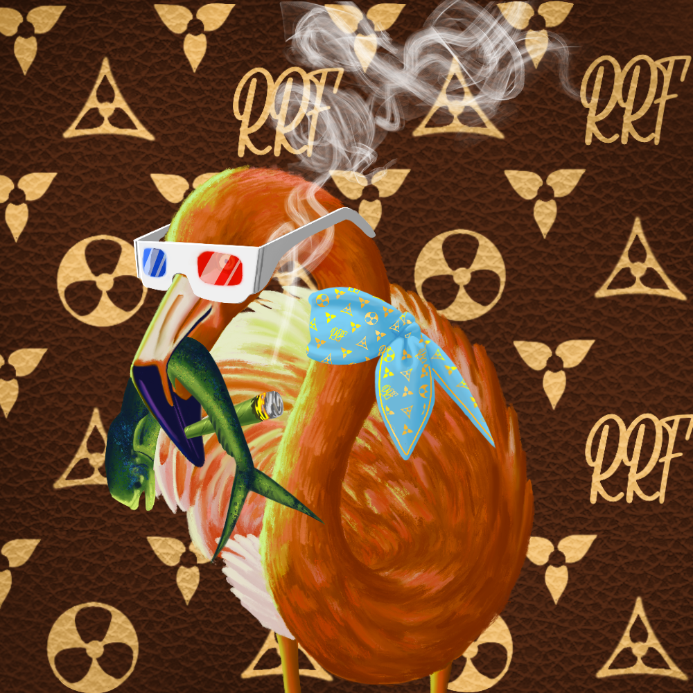 ReallyRichFlamingo #527 NFT on Algorand