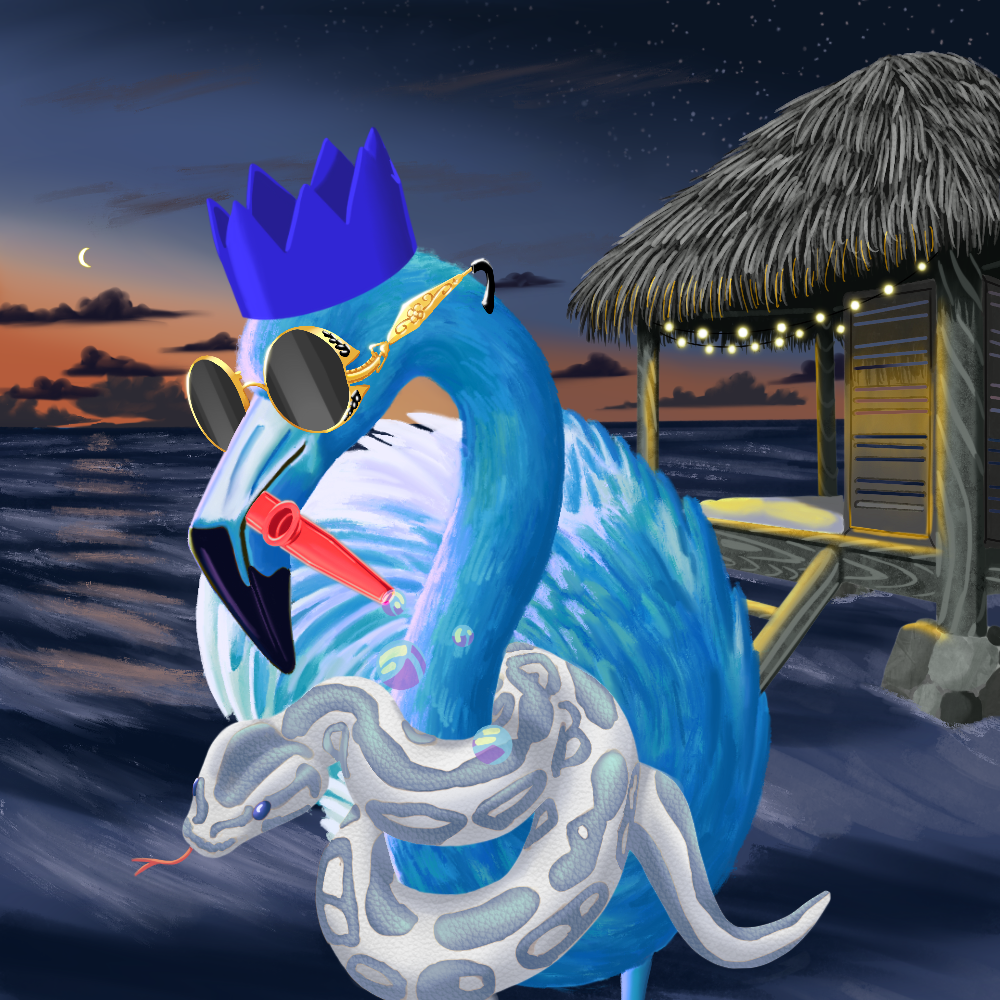 ReallyRichFlamingo #529 NFT on Algorand