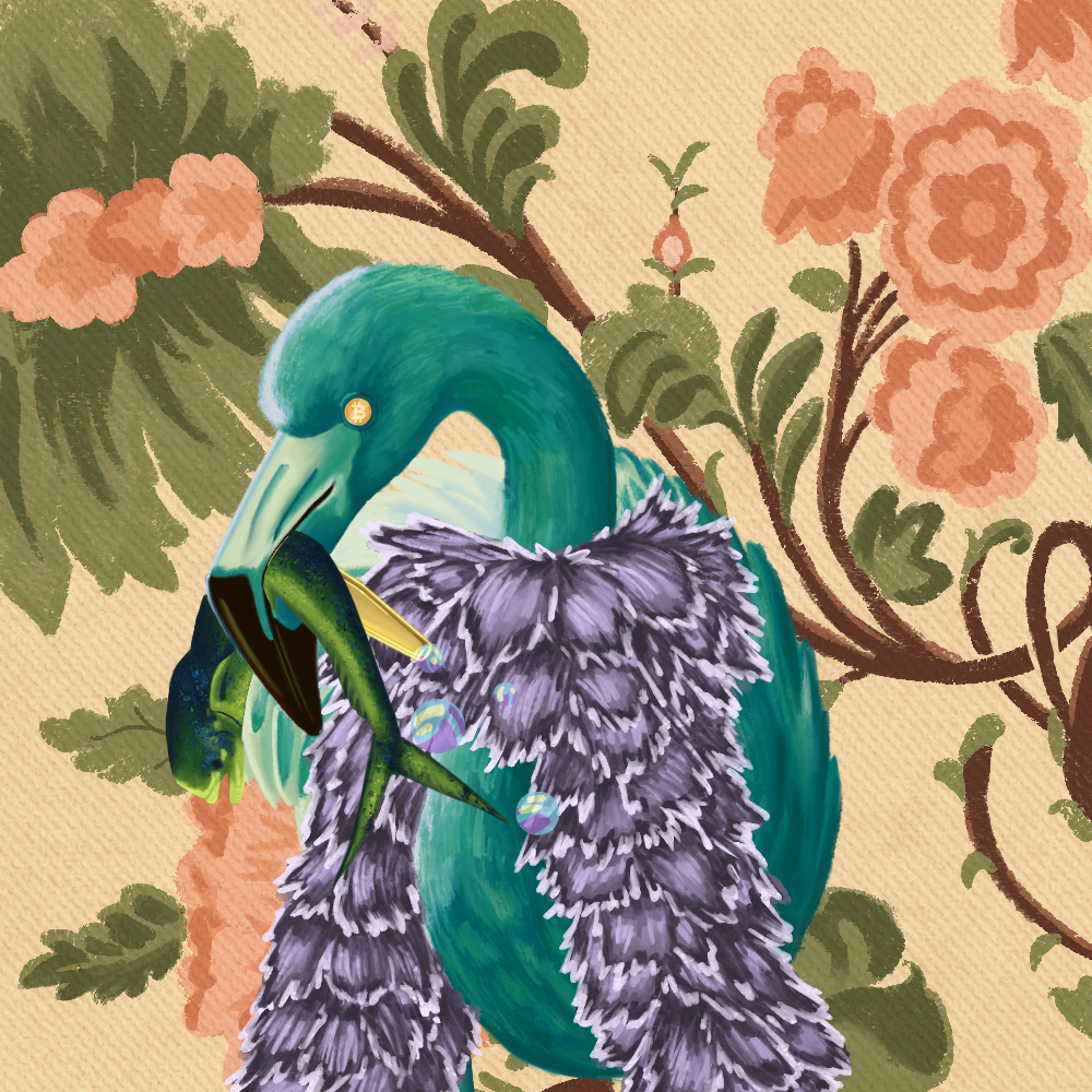 ReallyRichFlamingo #530 NFT on Algorand