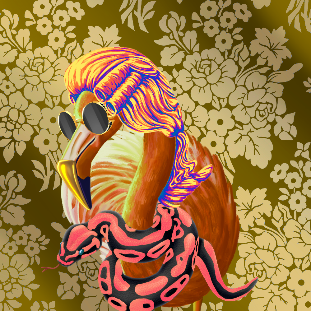 ReallyRichFlamingo #536 NFT on Algorand