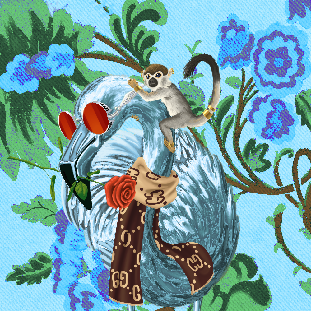 ReallyRichFlamingo #54 NFT on Algorand