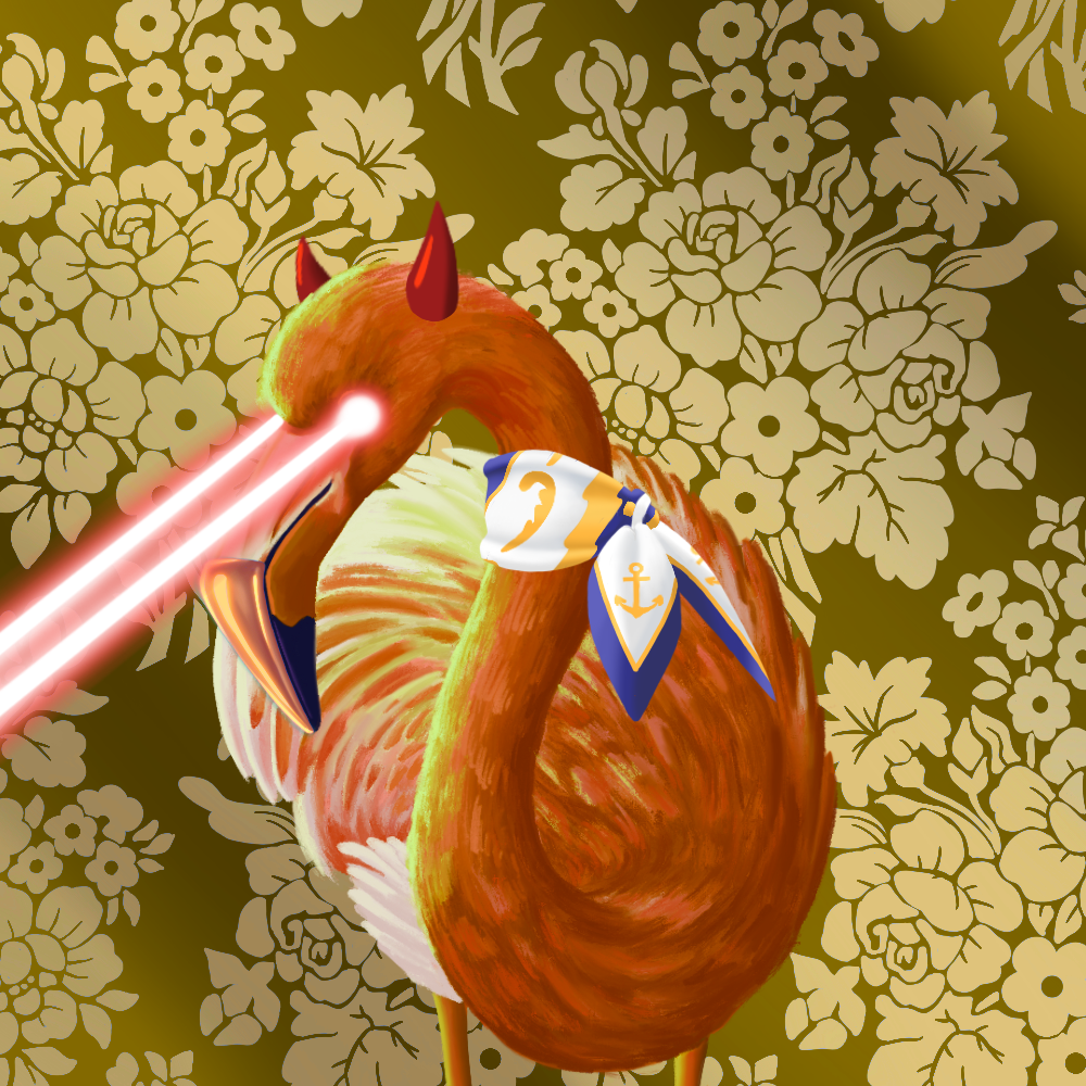 ReallyRichFlamingo #554 NFT on Algorand