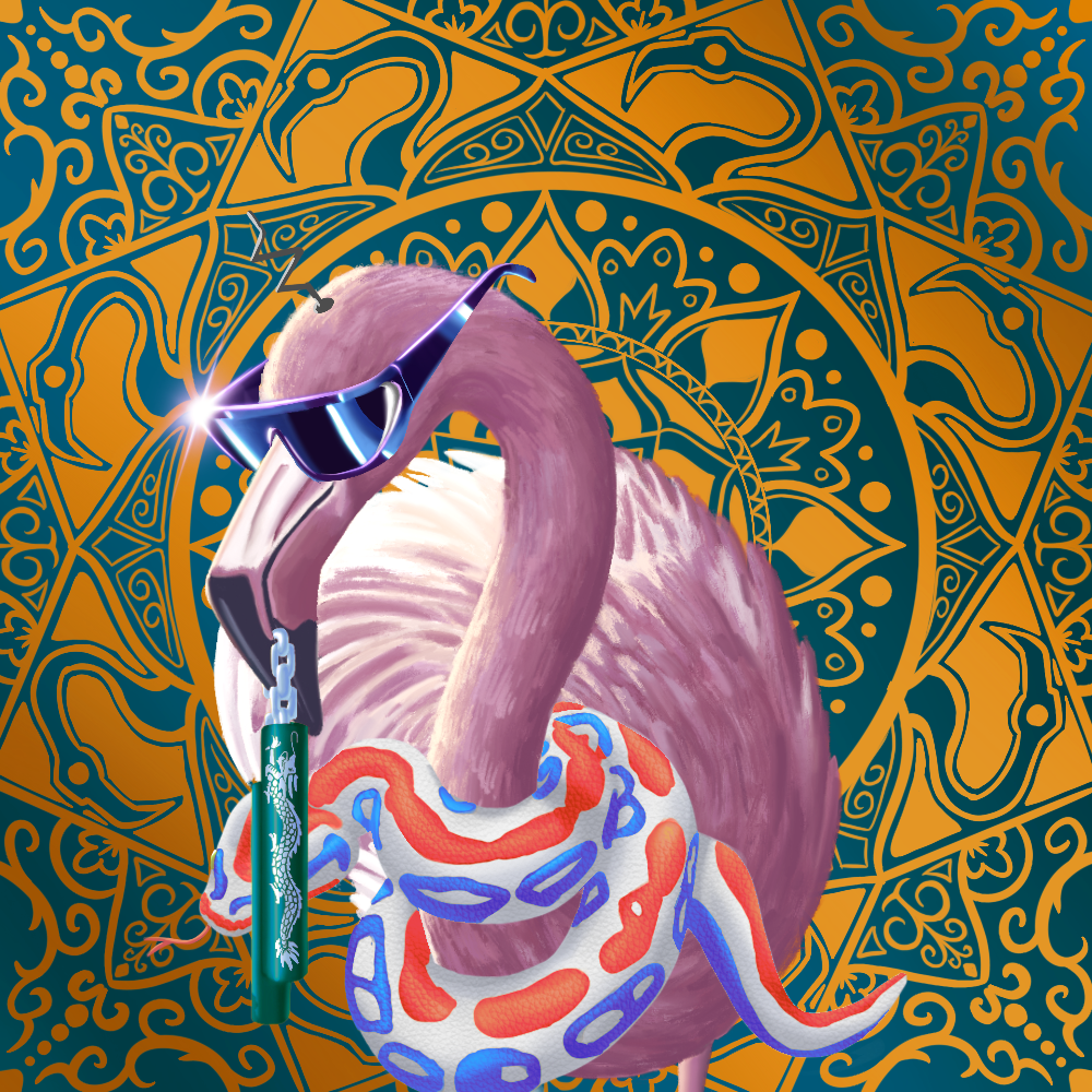 ReallyRichFlamingo #559 NFT on Algorand