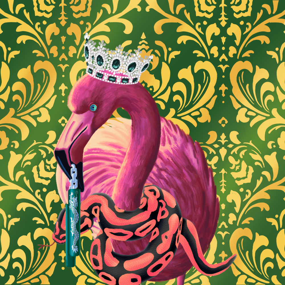 ReallyRichFlamingo #56 NFT on Algorand