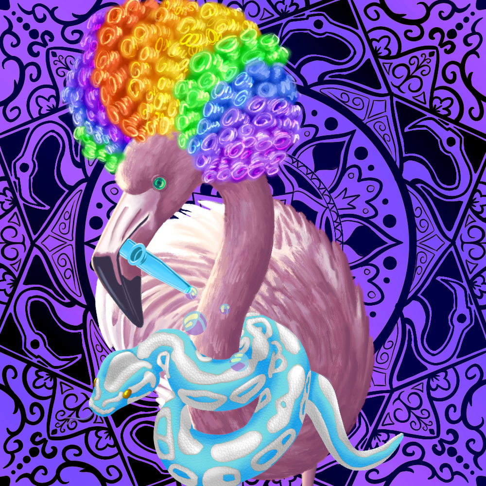 ReallyRichFlamingo #578 NFT on Algorand