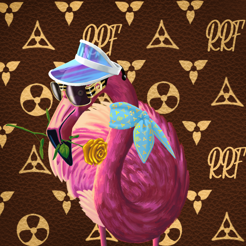 ReallyRichFlamingo #586 NFT on Algorand