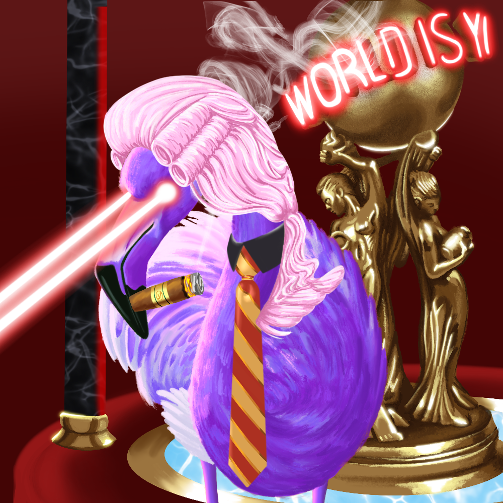 ReallyRichFlamingo #593 NFT on Algorand