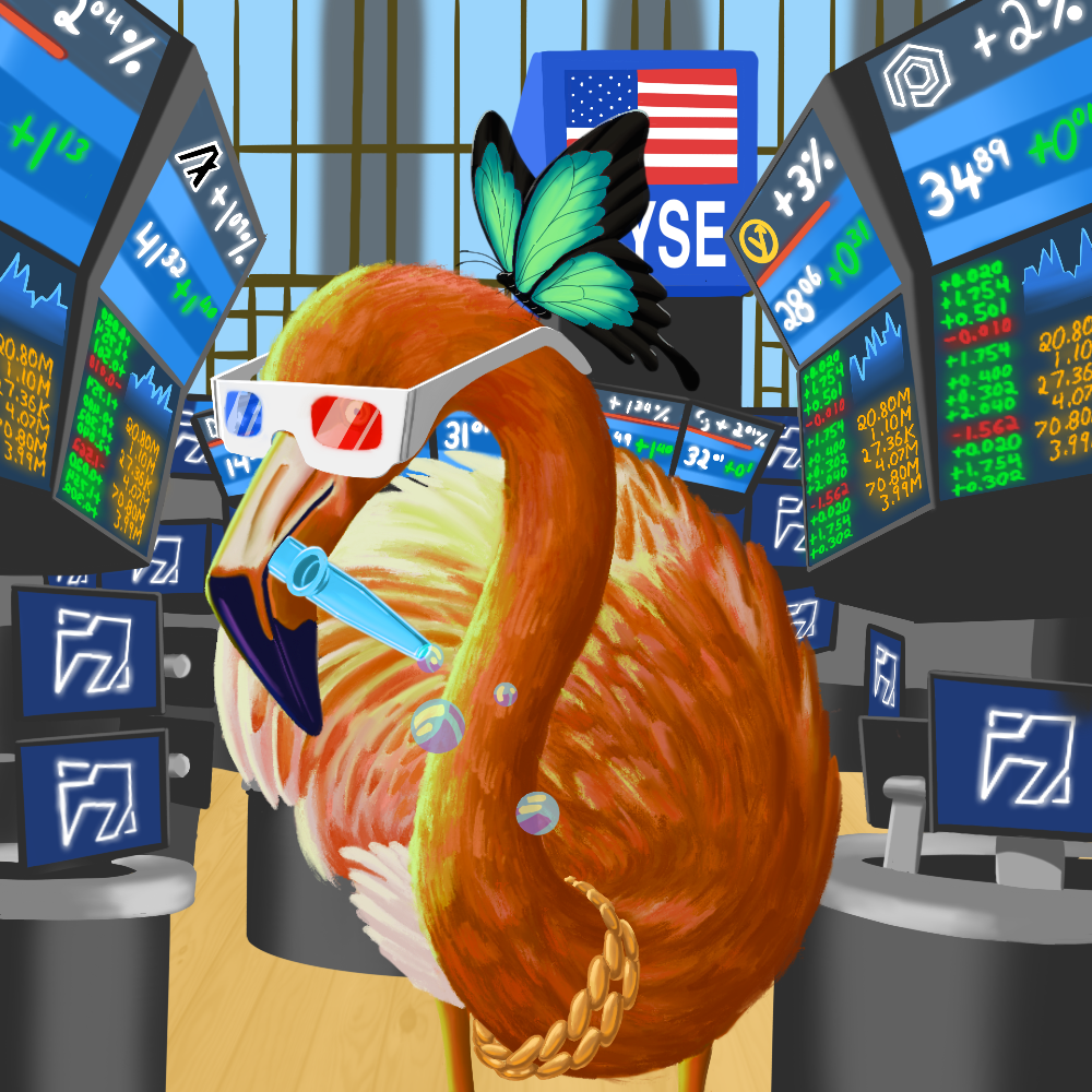 ReallyRichFlamingo #594 NFT on Algorand