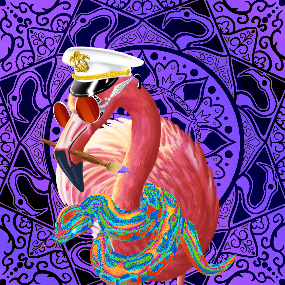 ReallyRichFlamingo #611 NFT on Algorand