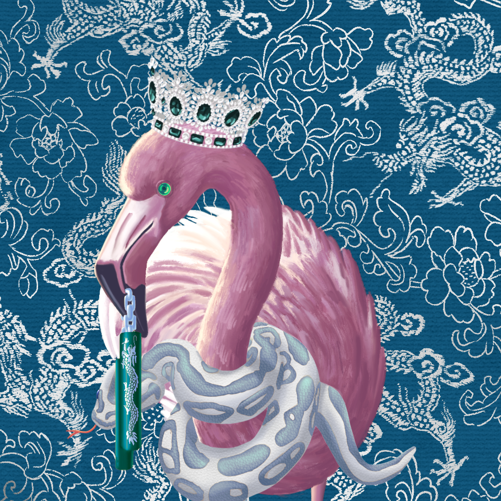 ReallyRichFlamingo #637 NFT on Algorand