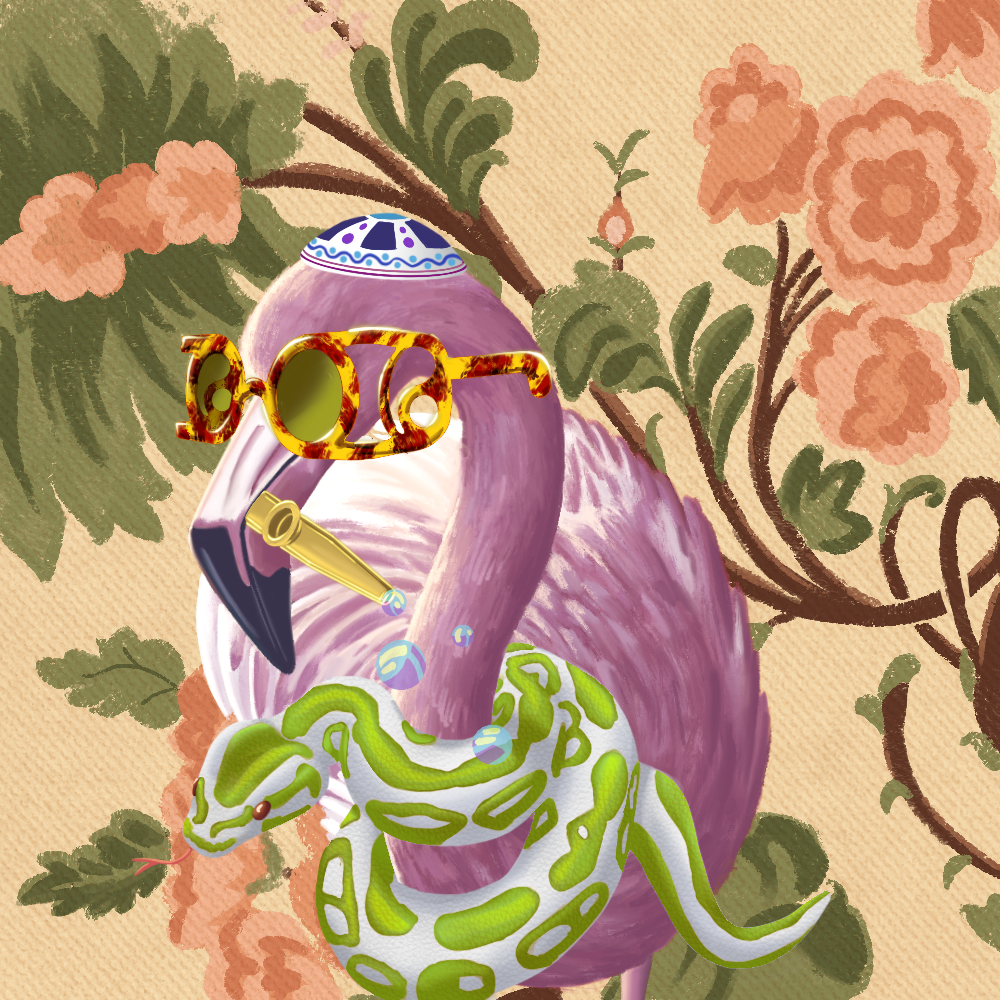 ReallyRichFlamingo #648 NFT on Algorand