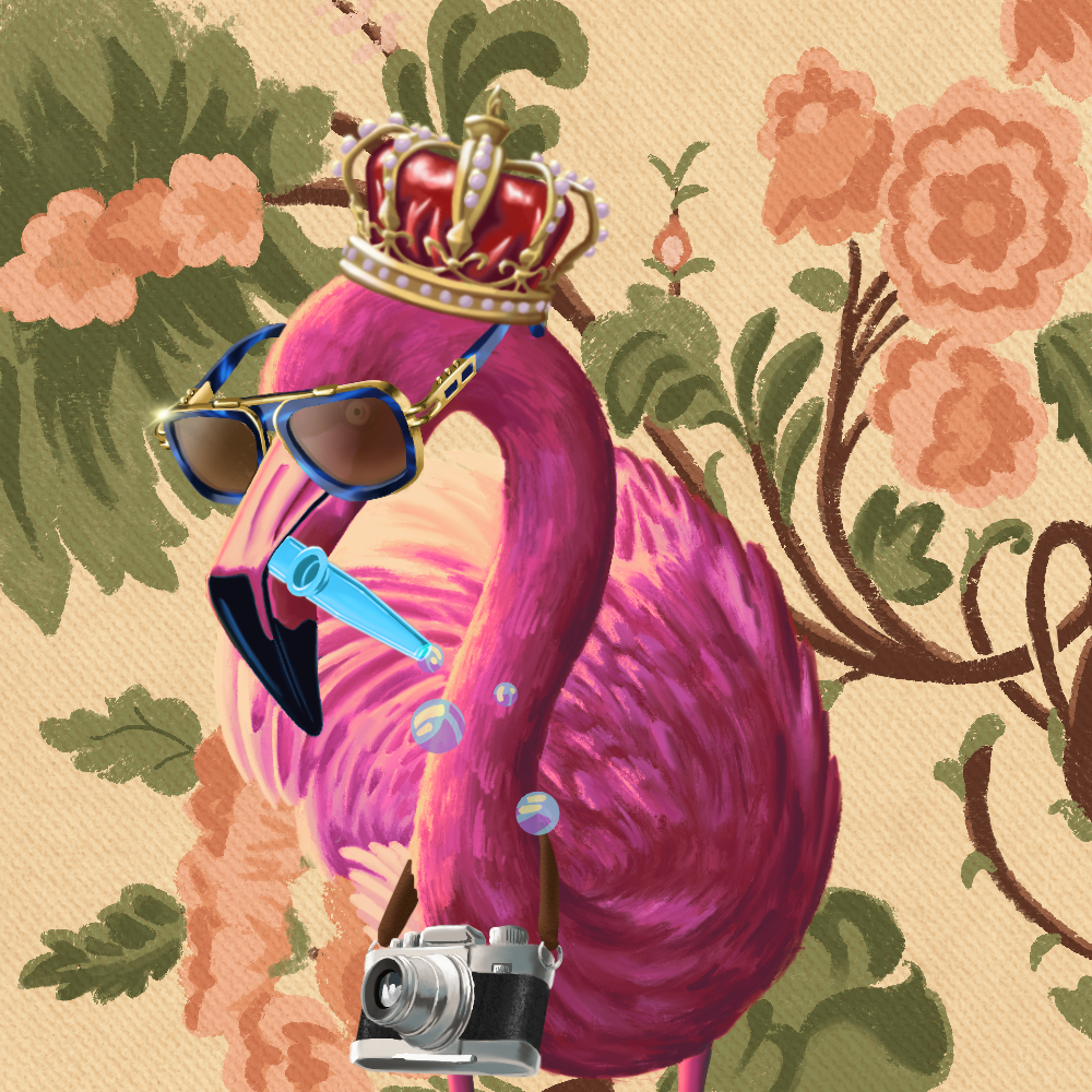 ReallyRichFlamingo #654 NFT on Algorand