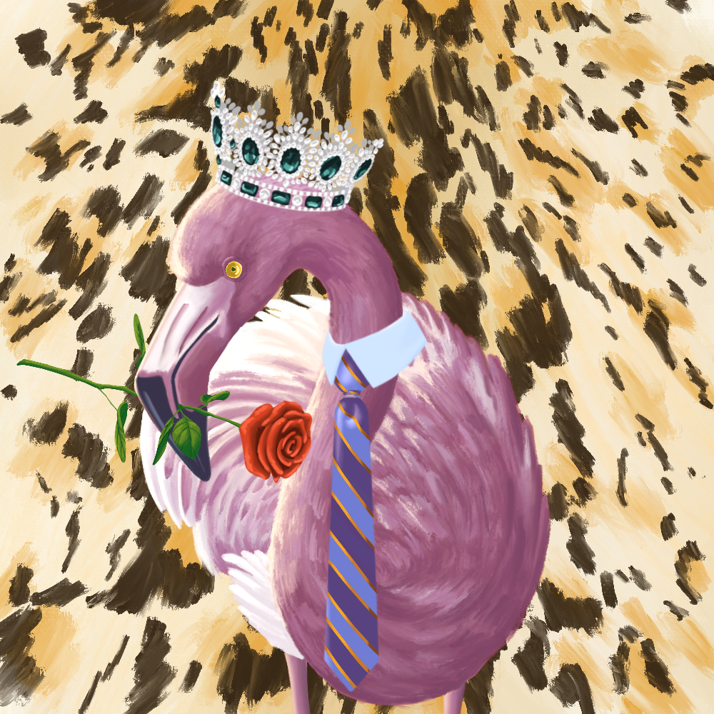 ReallyRichFlamingo #661 NFT on Algorand