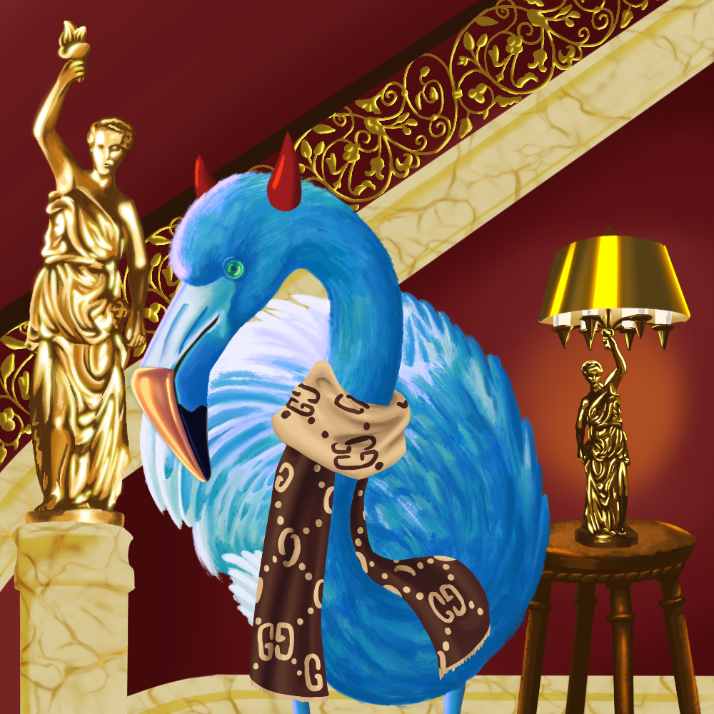 ReallyRichFlamingo #665 NFT on Algorand