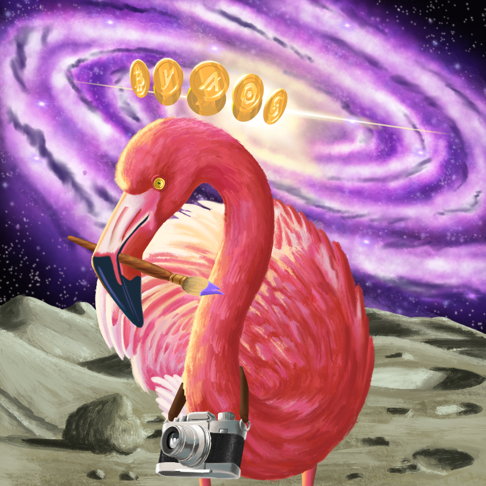 ReallyRichFlamingo #677 NFT on Algorand