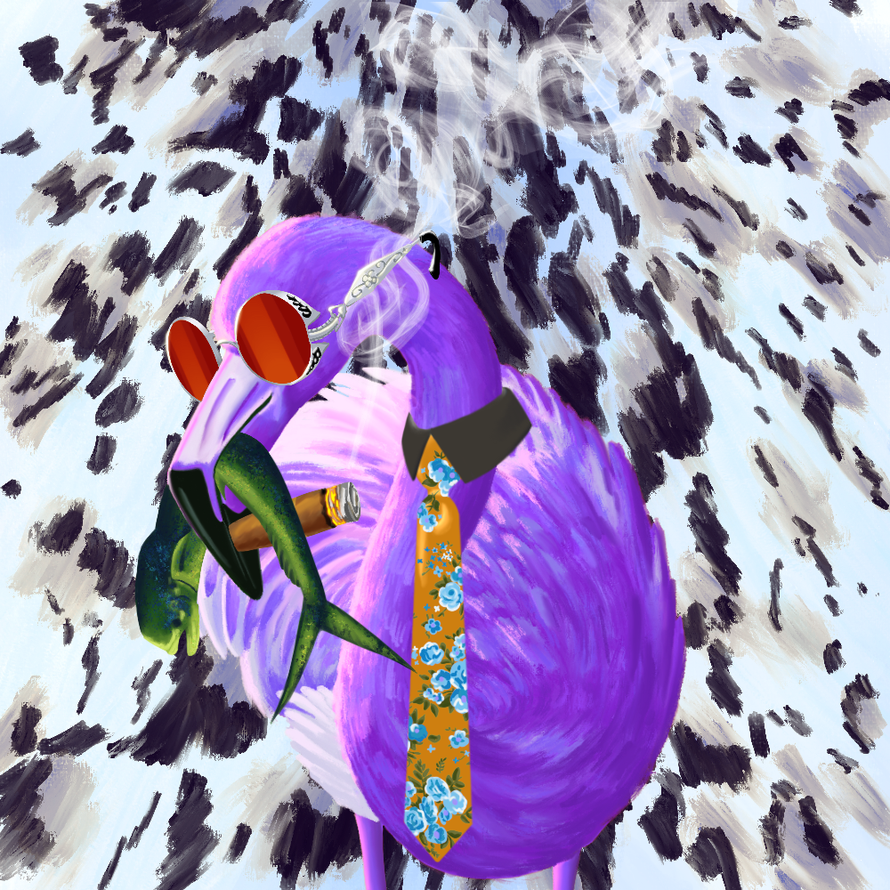 ReallyRichFlamingo #680 NFT on Algorand