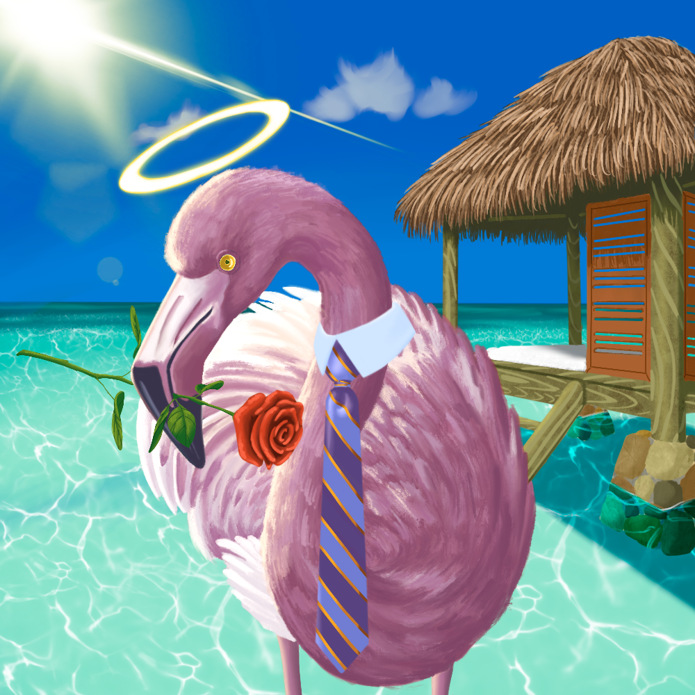 ReallyRichFlamingo #684 NFT on Algorand