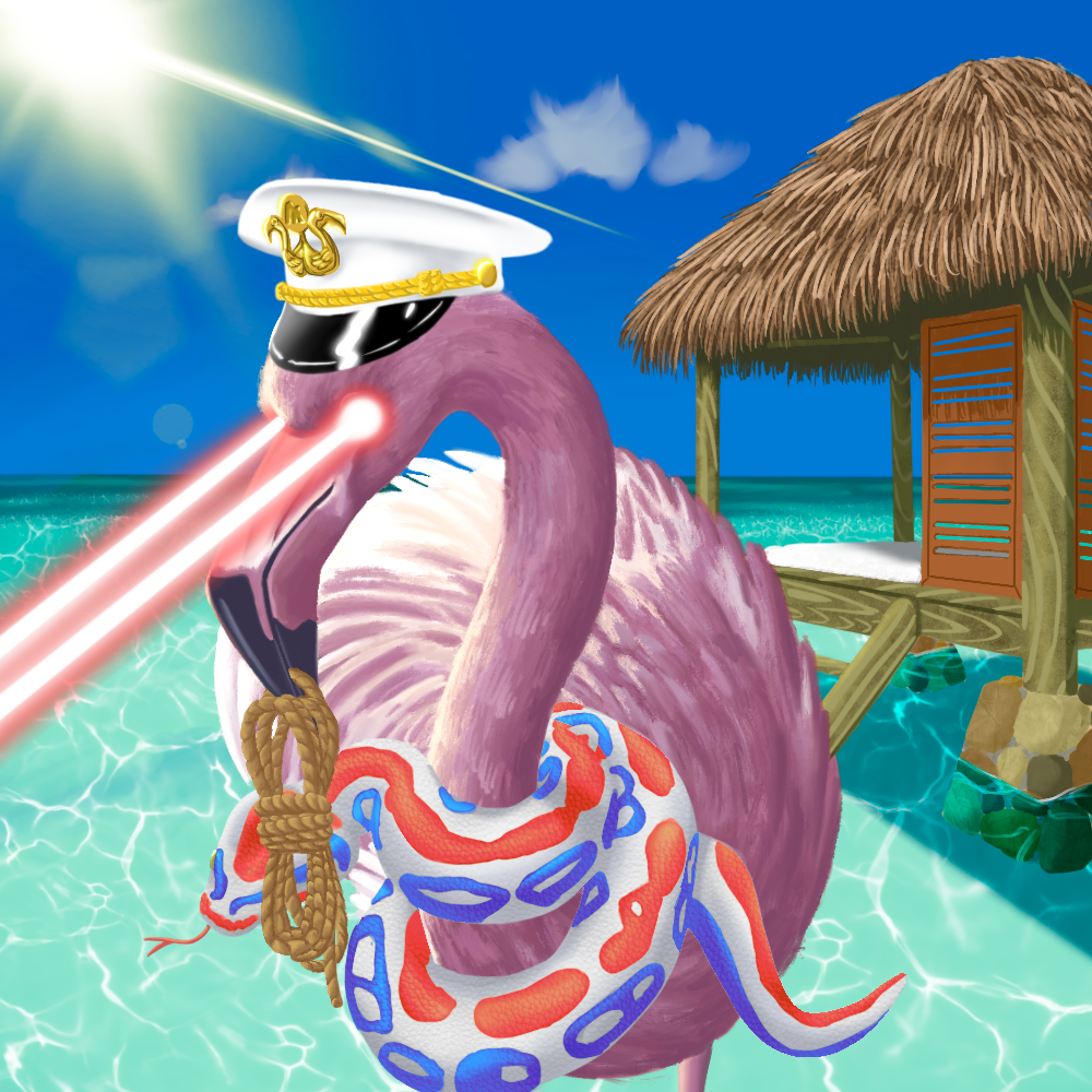 ReallyRichFlamingo #687 NFT on Algorand