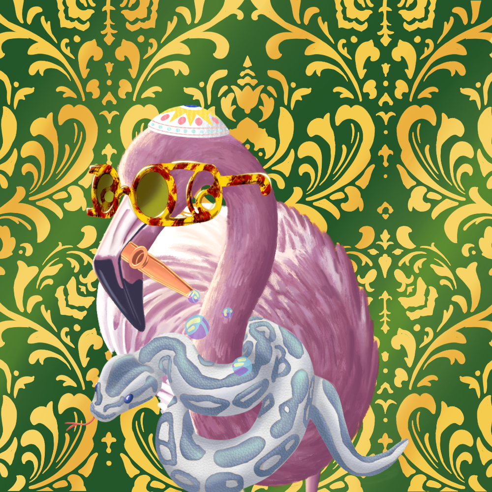 ReallyRichFlamingo #693 NFT on Algorand