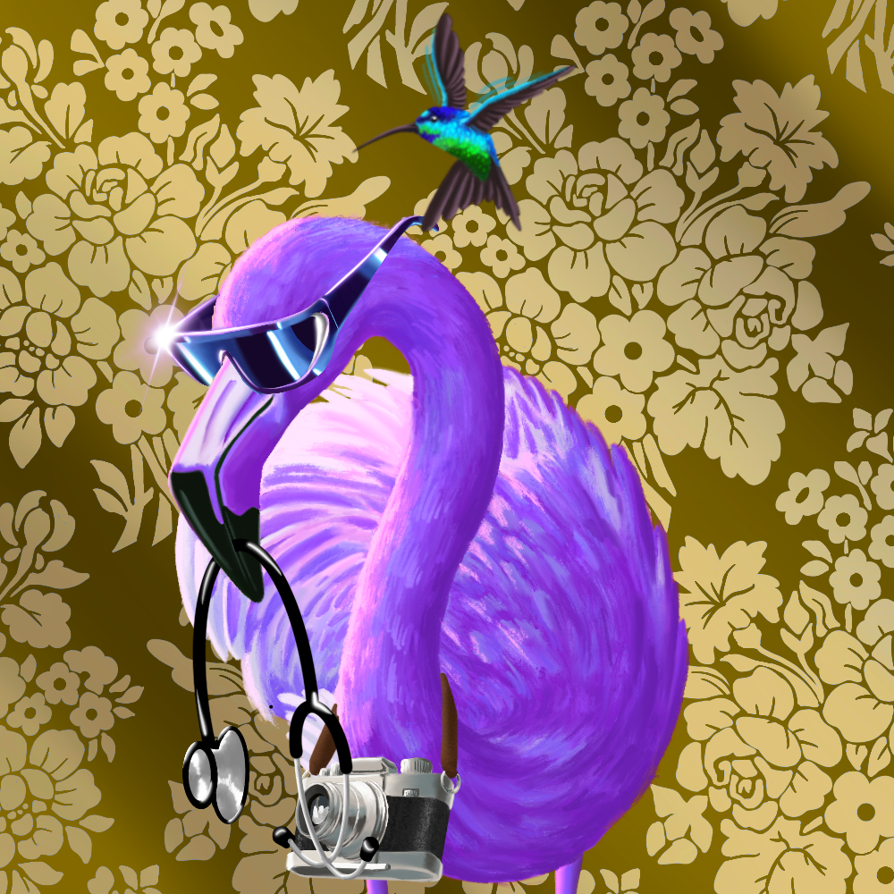 ReallyRichFlamingo #696 NFT on Algorand