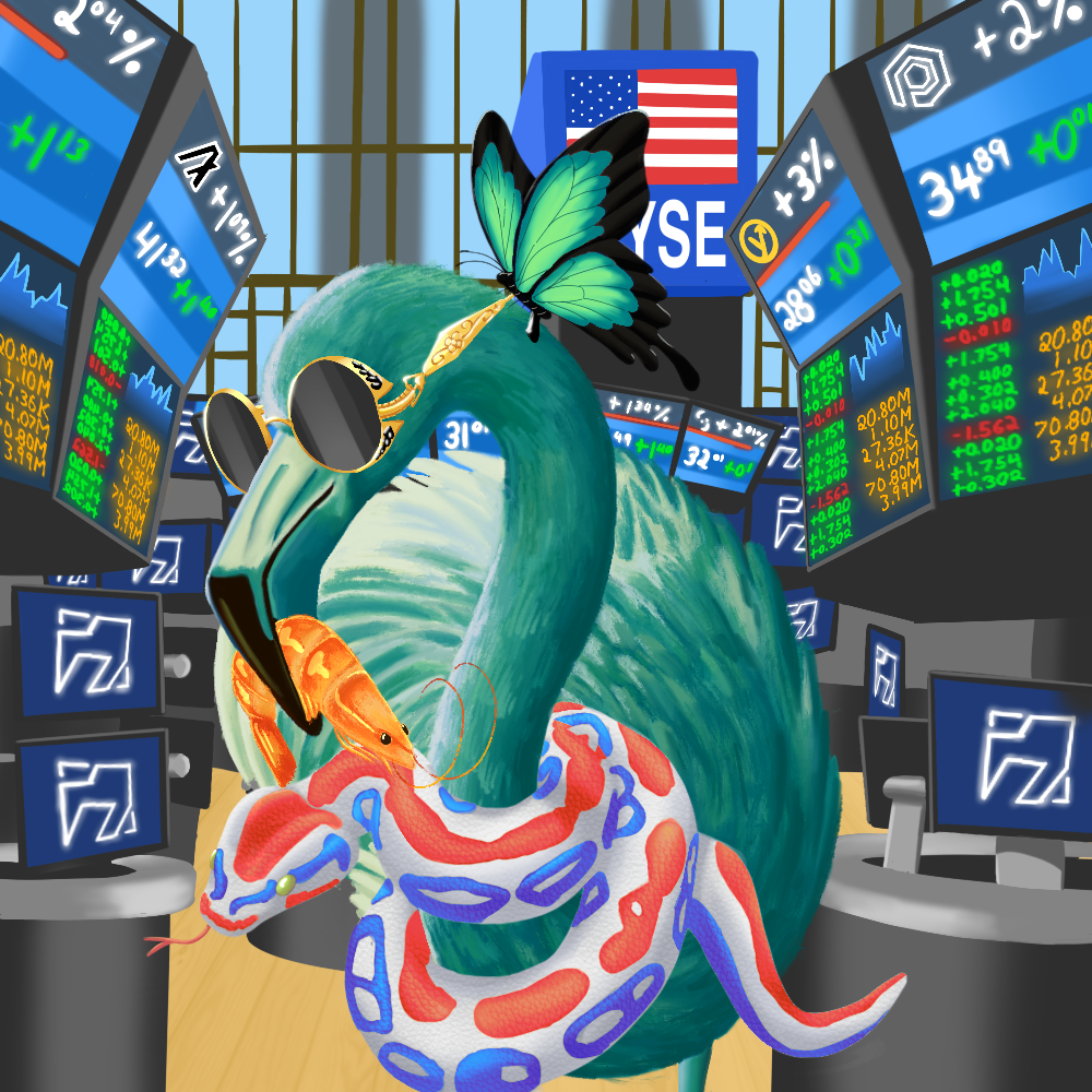 ReallyRichFlamingo #705 NFT on Algorand