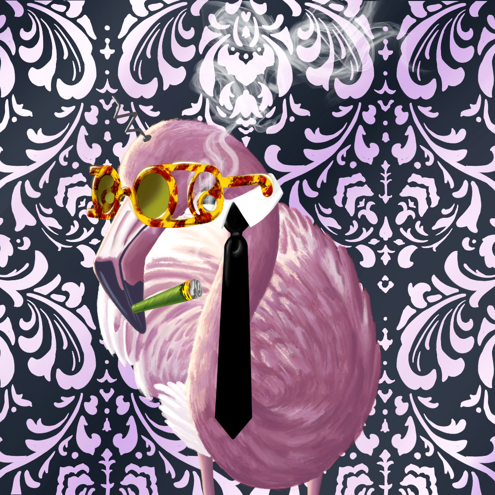 ReallyRichFlamingo #707 NFT on Algorand