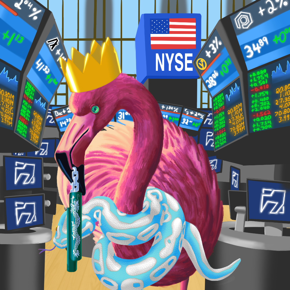 ReallyRichFlamingo #726 NFT on Algorand