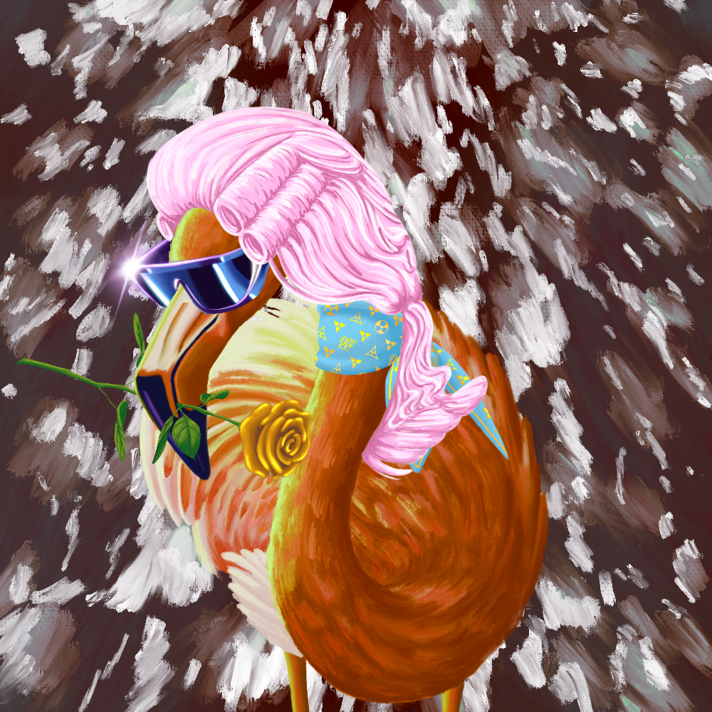 ReallyRichFlamingo #731 NFT on Algorand