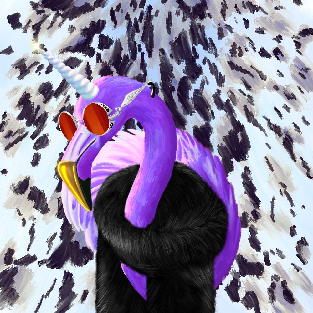ReallyRichFlamingo #755 NFT on Algorand