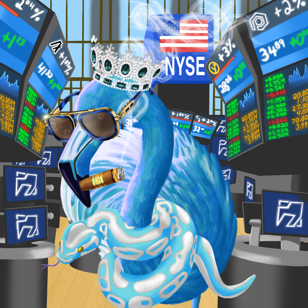 ReallyRichFlamingo #760 NFT on Algorand