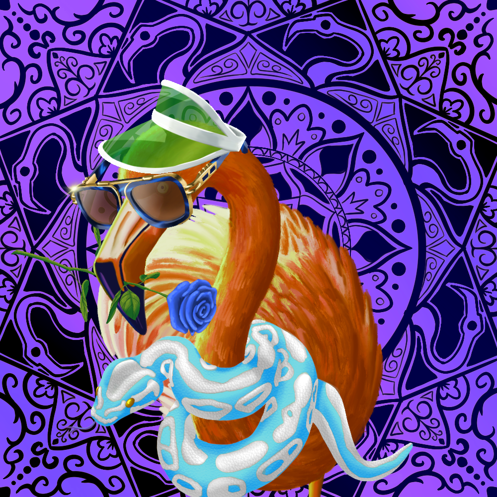 ReallyRichFlamingo #781 NFT on Algorand