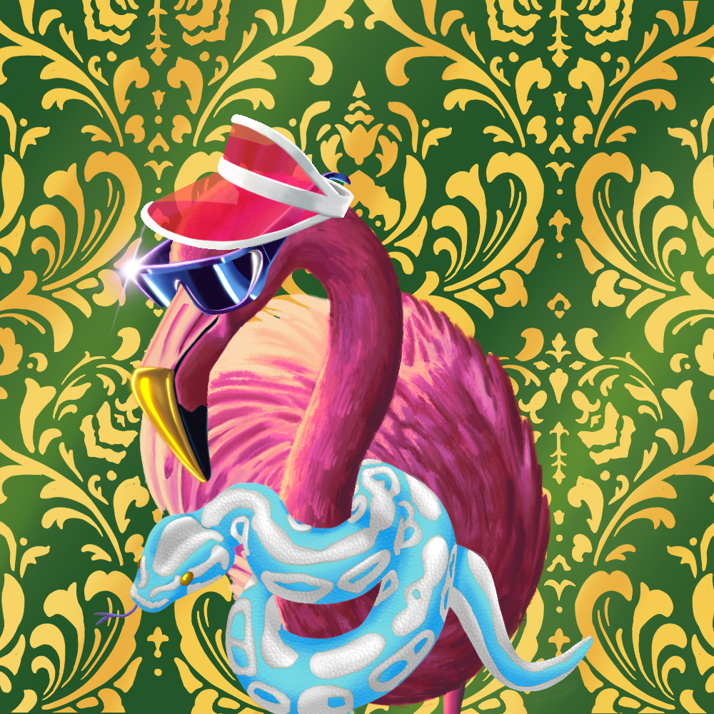 ReallyRichFlamingo #795 NFT on Algorand