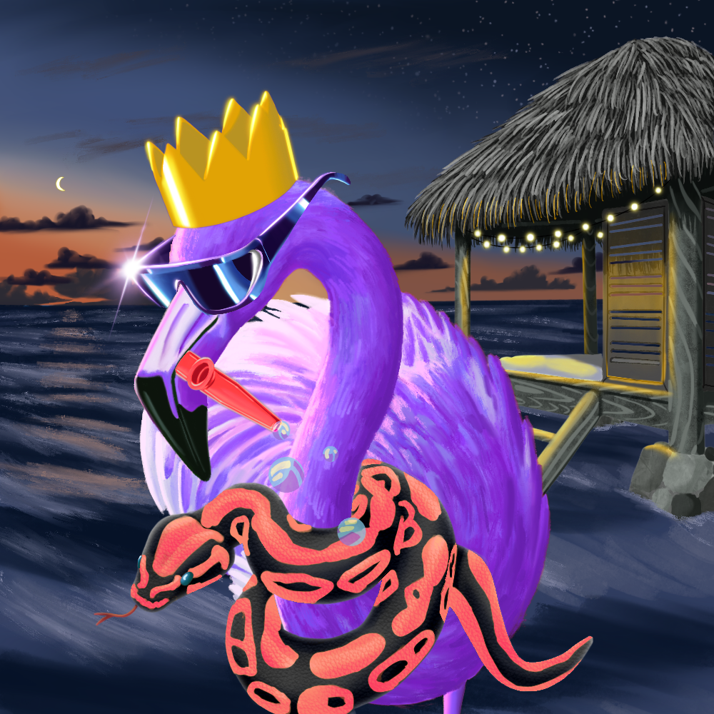 ReallyRichFlamingo #809 NFT on Algorand