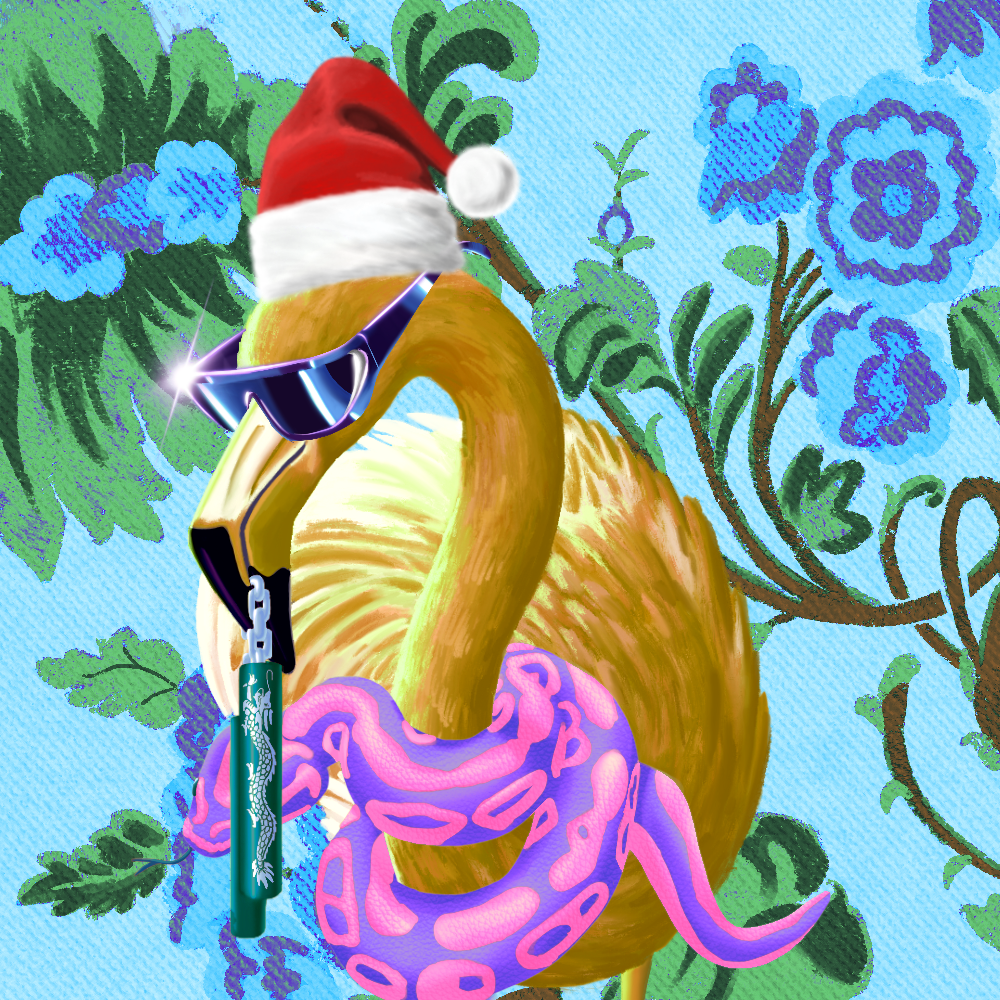 ReallyRichFlamingo #810 NFT on Algorand
