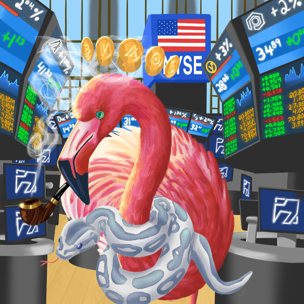 ReallyRichFlamingo #838 NFT on Algorand