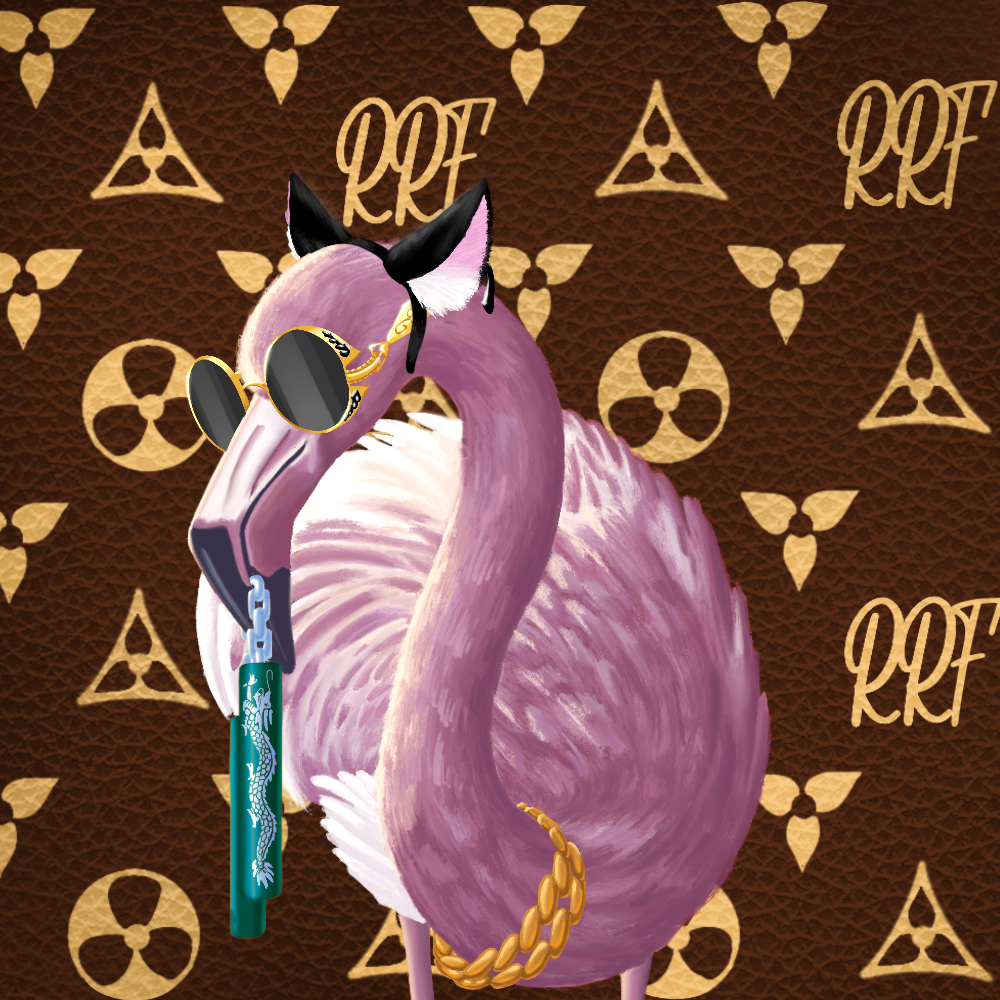 ReallyRichFlamingo #845 NFT on Algorand