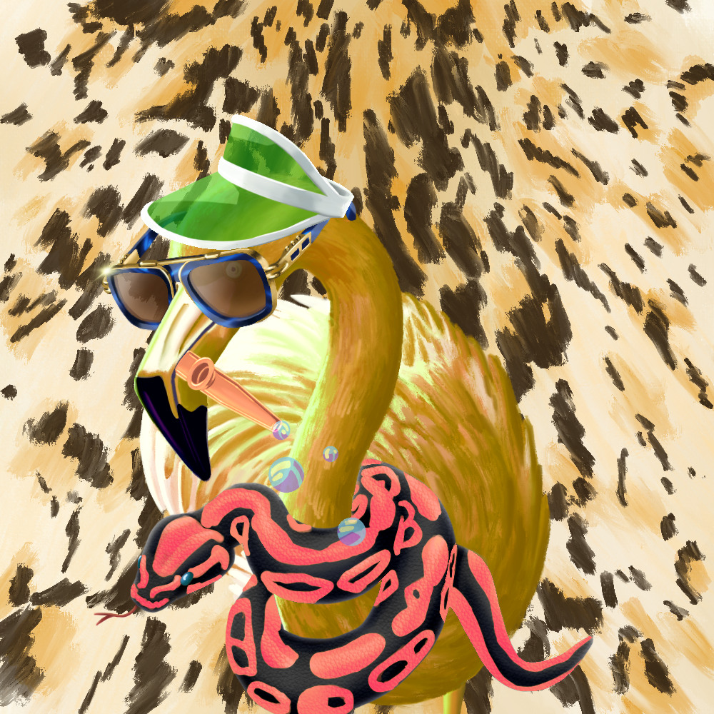 ReallyRichFlamingo #853 NFT on Algorand