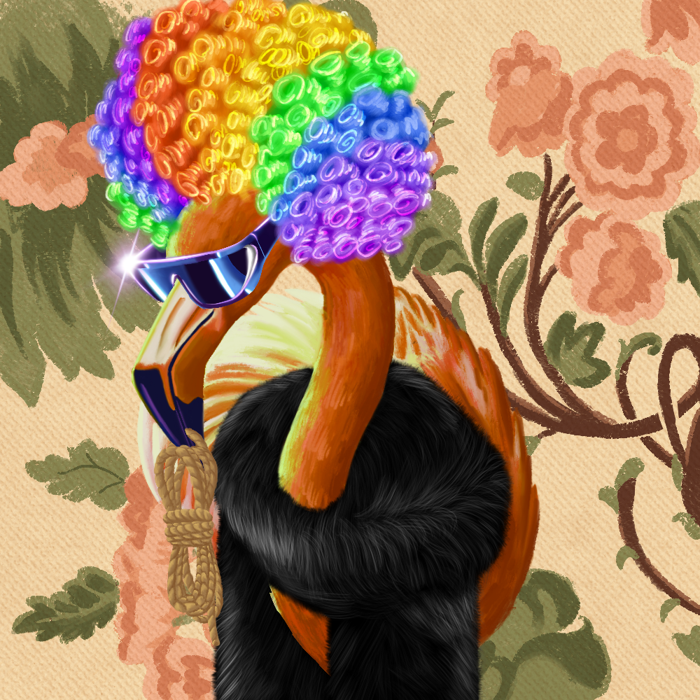 ReallyRichFlamingo #860 NFT on Algorand