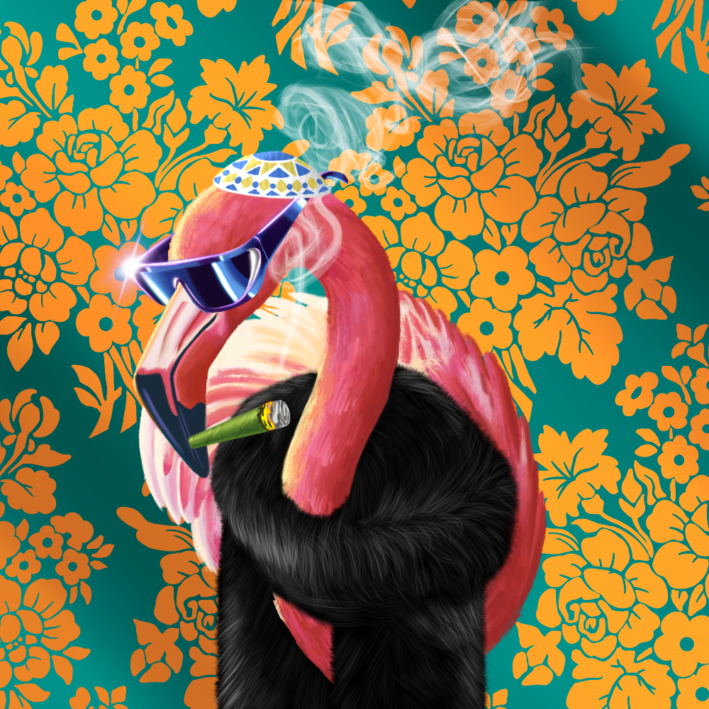 ReallyRichFlamingo #862 NFT on Algorand