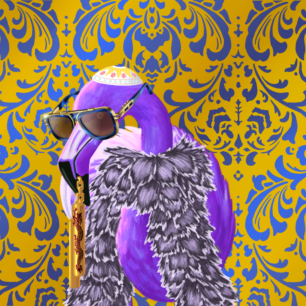 ReallyRichFlamingo #867 NFT on Algorand