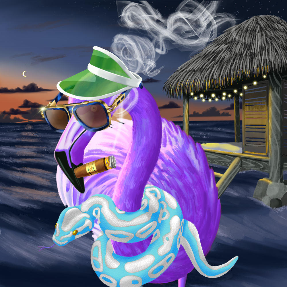 ReallyRichFlamingo #897 NFT on Algorand