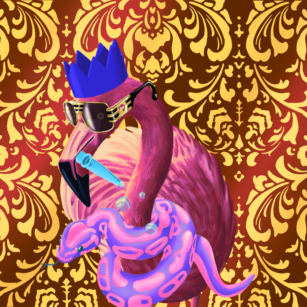 ReallyRichFlamingo #898 NFT on Algorand