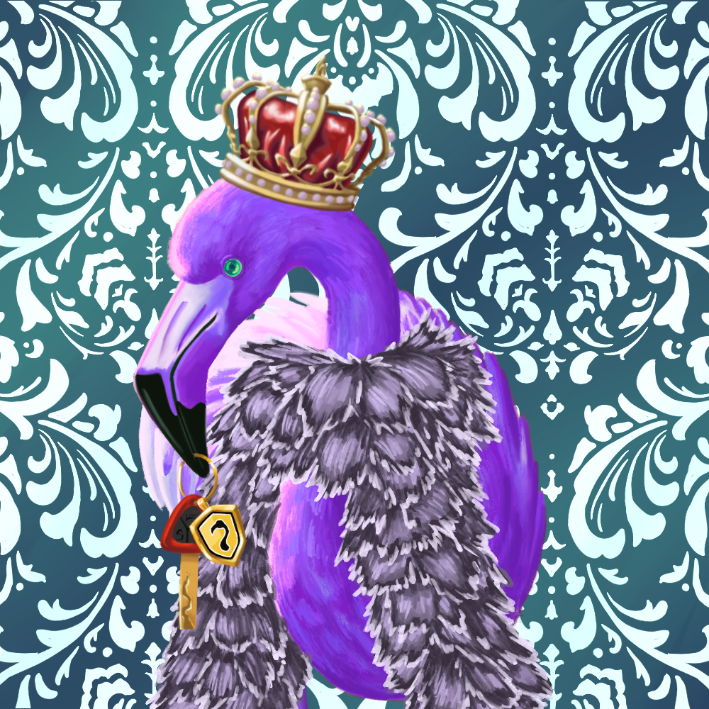 ReallyRichFlamingo #90 NFT on Algorand